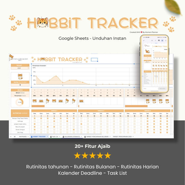 Ultimate Habbit Tracker - Daily - Weekly - Monthly